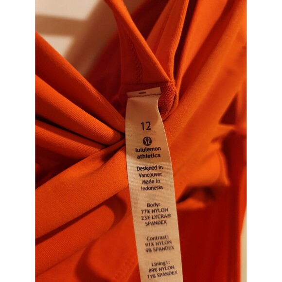 Lululemon "Wrap It Up Tank" Coral Pink Size 12 NWT - Picture 6 of 7